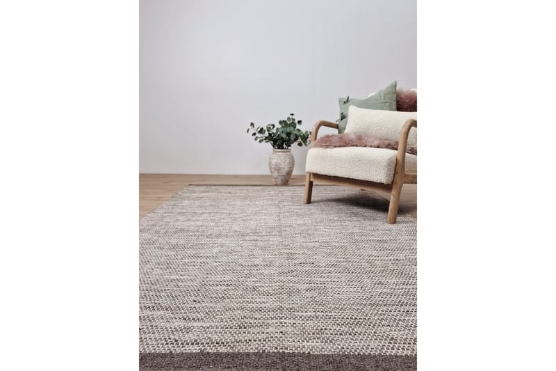 Gango Ullmatta 160x230 cm Rektangulär - Taupe - Ullmatta