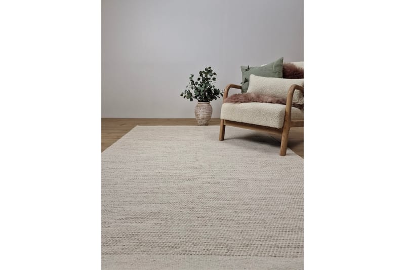 Gango Ullmatta 240x340 cm Rektangulär - Creme - Textil & mattor - Mattor - Modern matta - Ullmatta