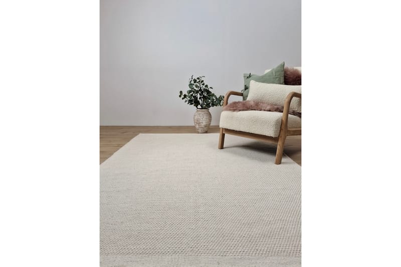 Gango Ullmatta 240x340 cm Rektangulär - Vit - Textil & mattor - Mattor - Modern matta - Ullmatta