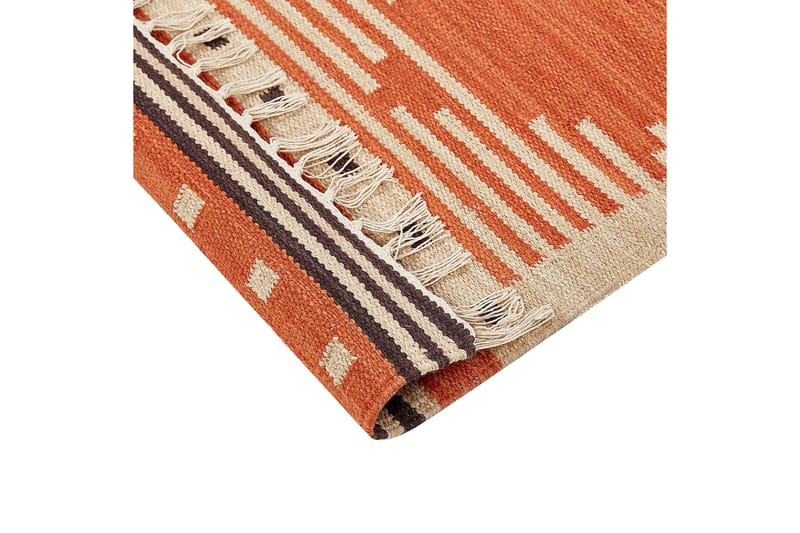 Gavar Bomullsmatta 80x150 cm - Orange - Textil & mattor - Mattor - Modern matta - Bomullsmatta