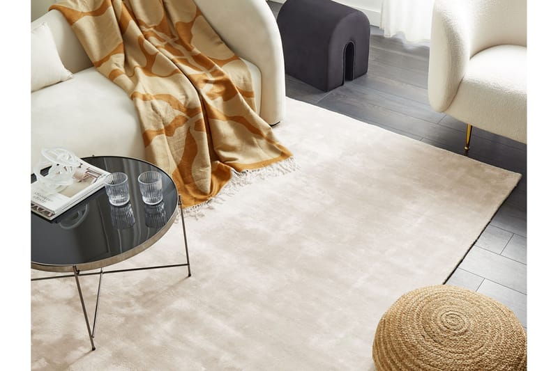 GesiIi Ryamatta 140x200 cm - Beige - Textil & mattor - Mattor - Modern matta - Ryamatta & luggmatta