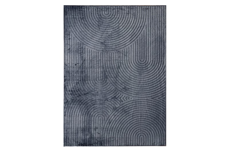 Granada Viskosmatta 160x230 cm Rektangulär - Charcoal - Textil & mattor - Mattor - Modern matta - Viskosmatta & konstsilkesmatta