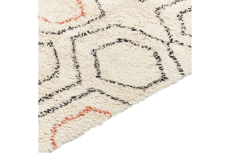 Hajipur Ryamatta 140x200 cm - Beige - Textil & mattor - Mattor - Modern matta - Ryamatta & luggmatta