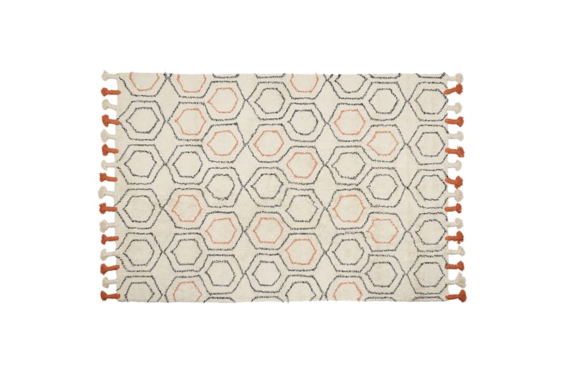 Hajipur Ryamatta 160x230 cm - Beige - Ryamatta & luggmatta