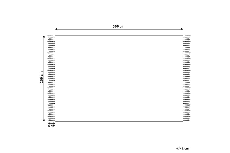 Jrarat Ullmatta 200x300 cm - Röd - Ullmatta