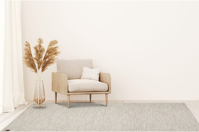 Junna Ullmatta 160x230 cm Rektangulär - Beige - Ullmatta