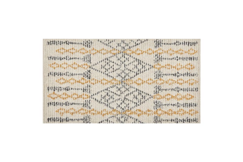 Kadapa Bomullsmatta 80x150 cm - Gul - Textil & mattor - Mattor - Modern matta - Bomullsmatta