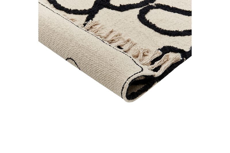 Konur Bomullsmatta 80x150 cm - Beige - Textil & mattor - Mattor - Modern matta - Bomullsmatta