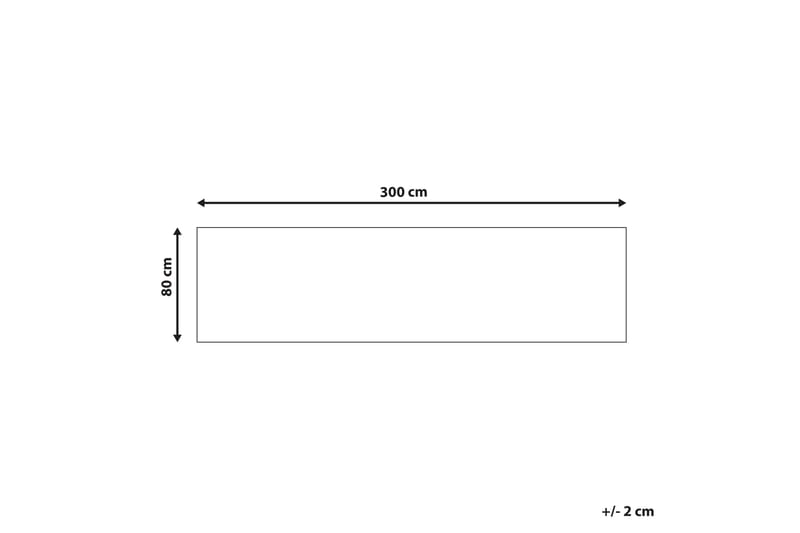 Kurin Gångmatta 80x300 cm - Blå - Dörrmatta & hallmatta - Gångmattor