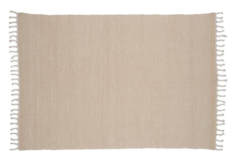 Loke Ullmatta 160x230 cm Rektangulär - Beige - Ullmatta