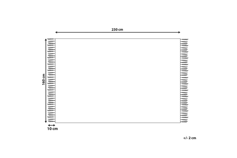 Lunia Jutematta 160x230 cm - Röd - Textil & mattor - Mattor - Modern matta - Sisalmattor