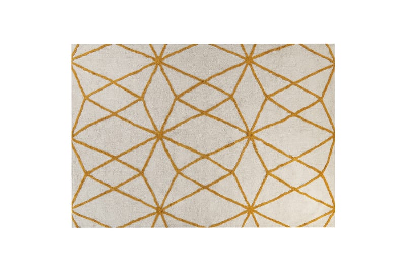 Marand Ryamatta 160x230 cm - Svart/Vit - Ryamatta & luggmatta - Handvävda mattor - Gummerade mattor - Små mattor - Mönstrade mattor - Stora mattor
