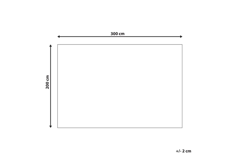 Martuni Ryamatta 200x300 cm - Svart/Vit - Ryamatta & luggmatta