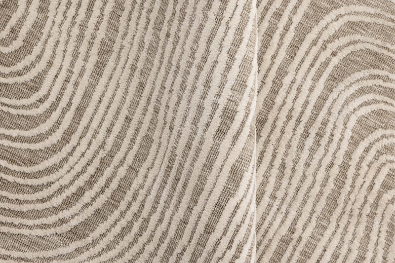 Melle Ryamatta 200 cm Rund - Beige - Textil & mattor - Mattor - Modern matta - Ryamatta & luggmatta