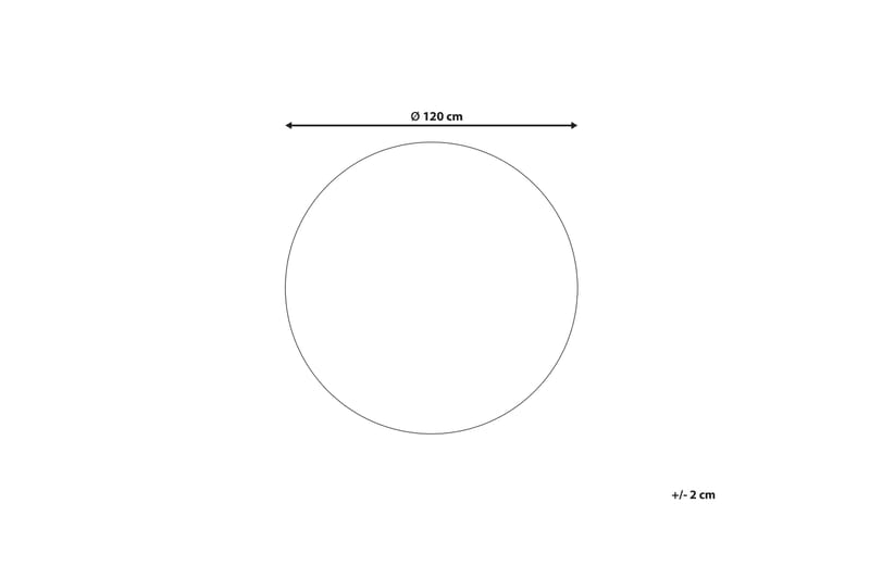 Menemen Jutematta 120 cm Rund - Röd - Sisalmattor - Jutemattor & hampamattor