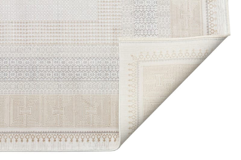 Mhl Gångmatta 100x300 cm Rektangulär - Creme/Guld - Textil & mattor - Mattor - Modern matta - Gångmattor