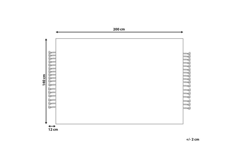 Ortaoba Jutematta 140x200 cm - Beige - Sisalmattor - Jutemattor & hampamattor