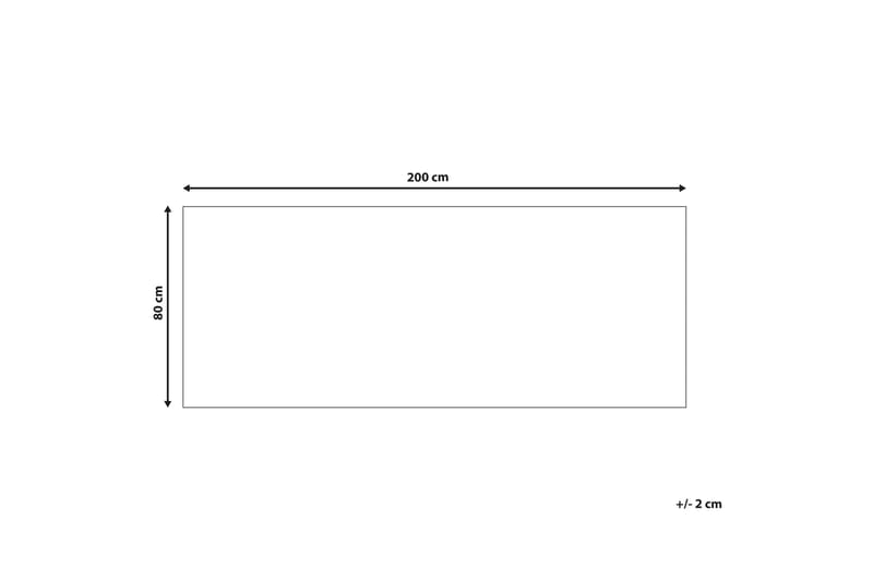 Parvakaldi Ryamatta 80x200 cm - Blå - Ryamatta & luggmatta