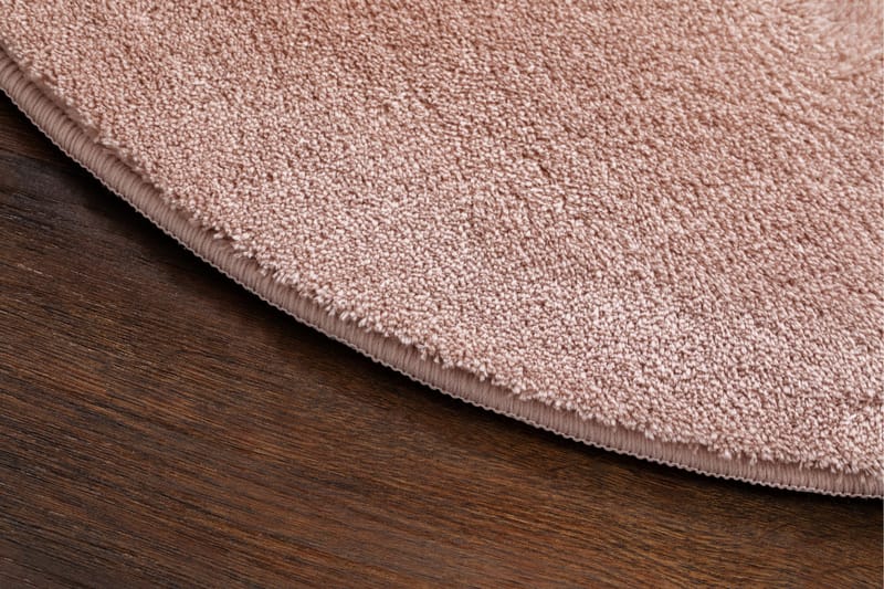 Cozy Ryamatta 120 cm Rund - Rosa - Textil & mattor - Mattor - Modern matta - Ryamatta & luggmatta