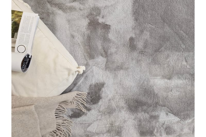 Cozy Ryamatta 120 cm Rund - Silver - Textil & mattor - Mattor - Modern matta - Ryamatta & luggmatta