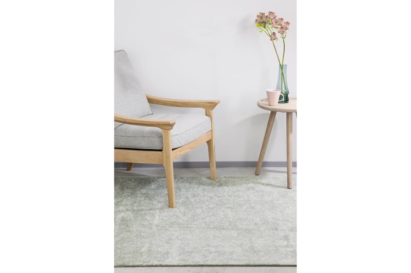 Hattara Matta Rund 133 cm Grön - VM Carpets - Ryamatta & luggmatta