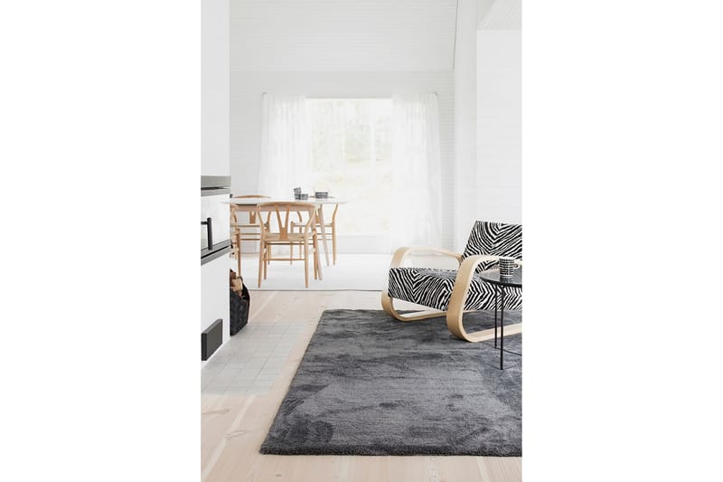 Silkkitie Matta 133x200 cm Mörkgrå - Vm Carpet - Ryamatta & luggmatta