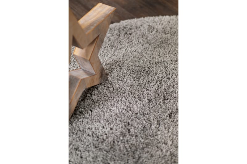 Teddy Ryamatta Rund 120 cm - Silver - Textil & mattor - Mattor - Modern matta - Ryamatta & luggmatta