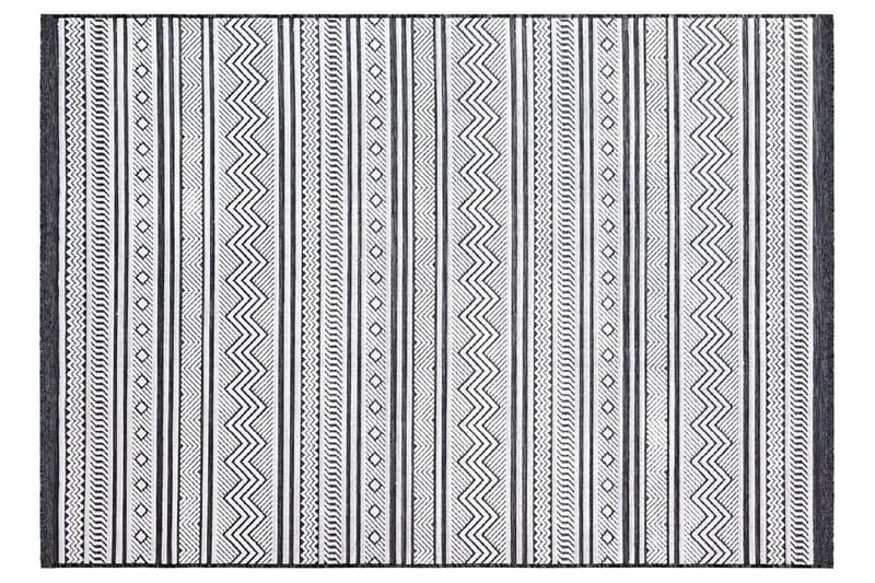 Selenel Wiltonmatta 78x150 cm Rektangulär - Svart/Vit - Wiltonmattor - Friezematta
