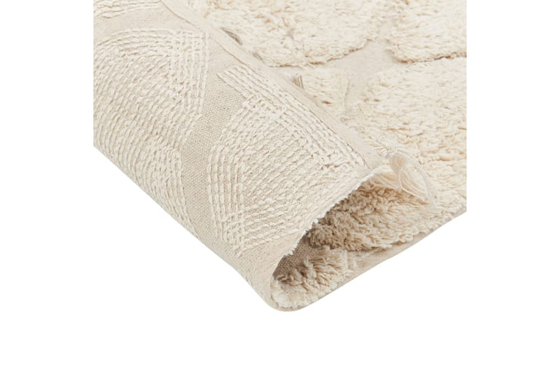 Silchar Bomullsmatta 140x200 cm - Beige - Textil & mattor - Mattor - Modern matta - Bomullsmatta