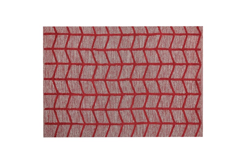 Sivas Bomullsmatta 160x230 cm - Röd - Bomullsmatta - Barnmatta & lekmatta - Handvävda mattor - Gummerade mattor - Små mattor - Mönstrade mattor - Stora mattor