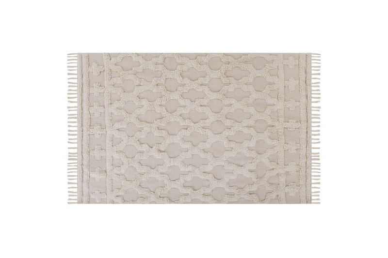 Suluova Bomullsmatta 140x200 cm - Beige - Textil & mattor - Mattor - Modern matta - Bomullsmatta