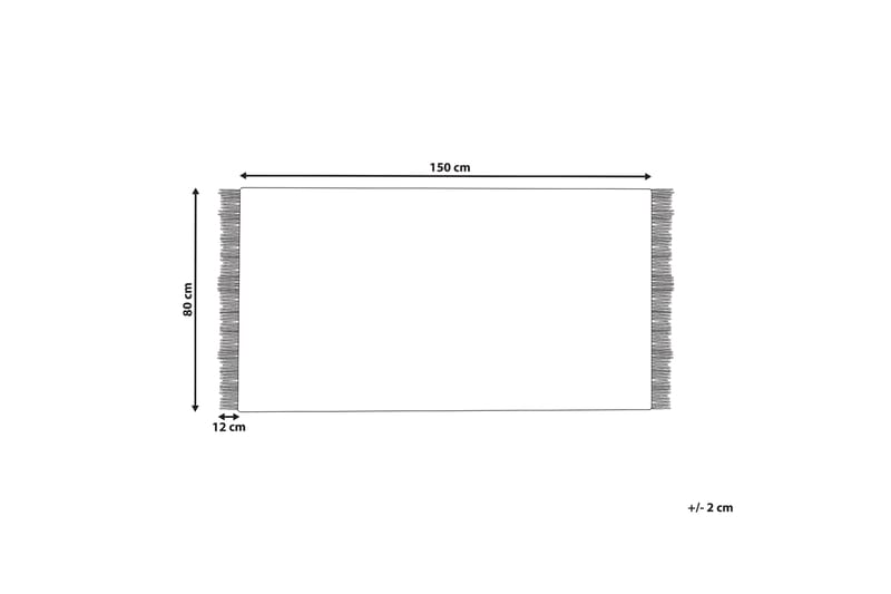 Tekeler Ullmatta 80x150 cm - Grå - Ullmatta