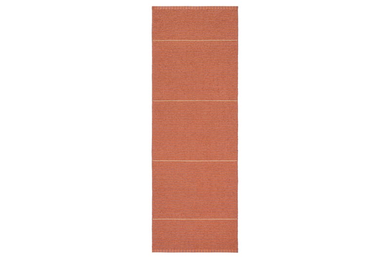 Cleo Trasmatta 70x350 cm Orange - Horredsmattan - Gummerade mattor - Små mattor - Mönstrade mattor - Trasmatta - Stora mattor - Handvävda mattor