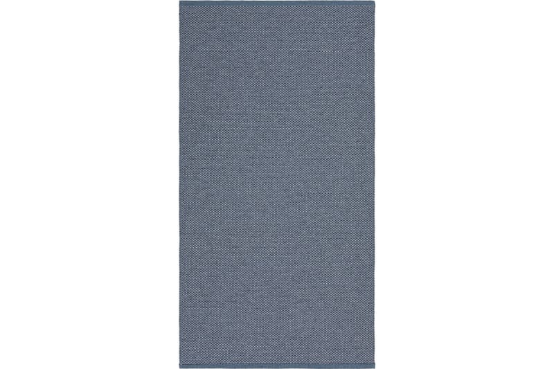 Estelle Trasmatta 80x350 cm Blå - Horredsmattan - Gummerade mattor - Små mattor - Mönstrade mattor - Trasmatta - Stora mattor - Handvävda mattor
