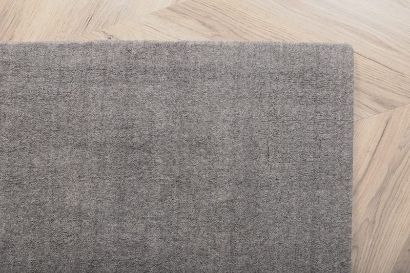 Bjurå Matta 200x300 cm - Ljusgrå - Stora mattor - Ullmatta - Handvävda mattor