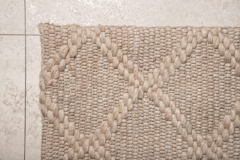 Cloudy Ullmatta 160x230 cm - Beige - Textil & mattor - Mattor - Modern matta - Ullmatta