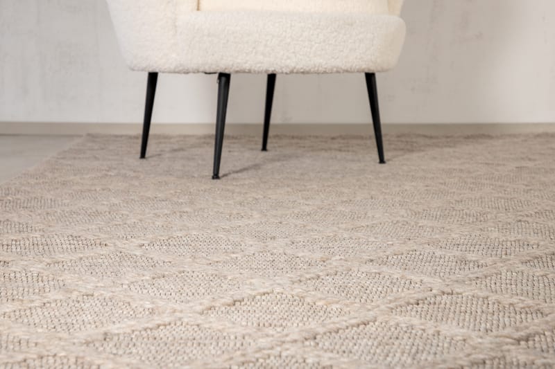 Cloudy Ullmatta 160x230 cm - Beige - Textil & mattor - Mattor - Modern matta - Ullmatta