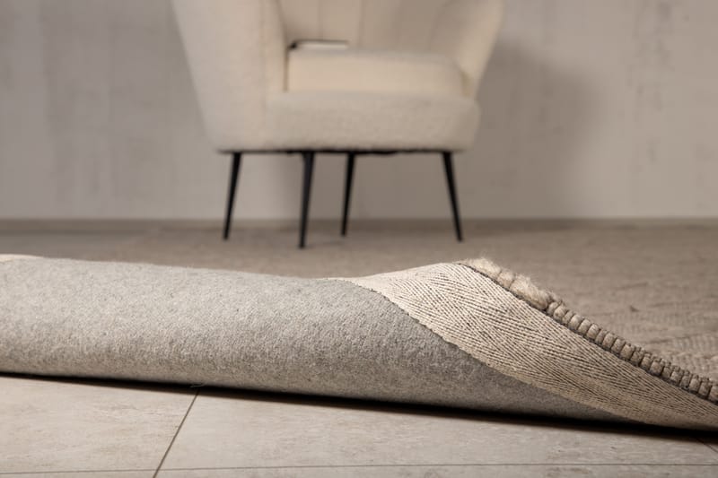 Cloudy Ullmatta 160x230 cm - Beige - Textil & mattor - Mattor - Modern matta - Ullmatta