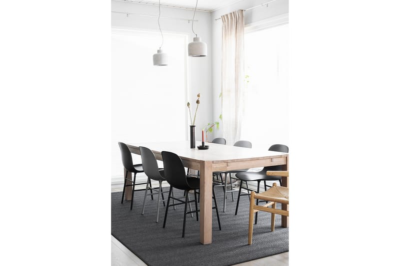 Elsa Matta 80x200 cm Svart - Vm Carpet - Ullmatta