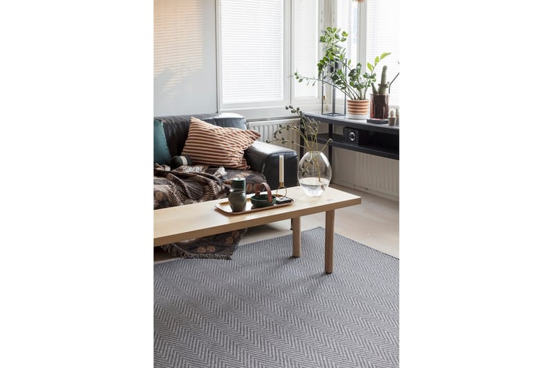 Elsa Matta Rund 160 cm Grå - Vm Carpet - Textil & mattor - Mattor - Modern matta - Ullmatta