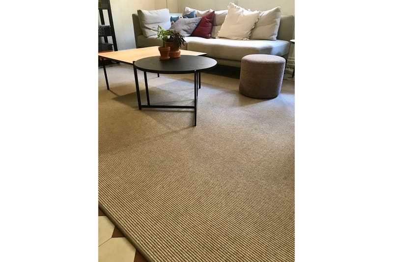 Esmeralda Matta 80x200 cm Beige - Vm Carpet - Ullmatta