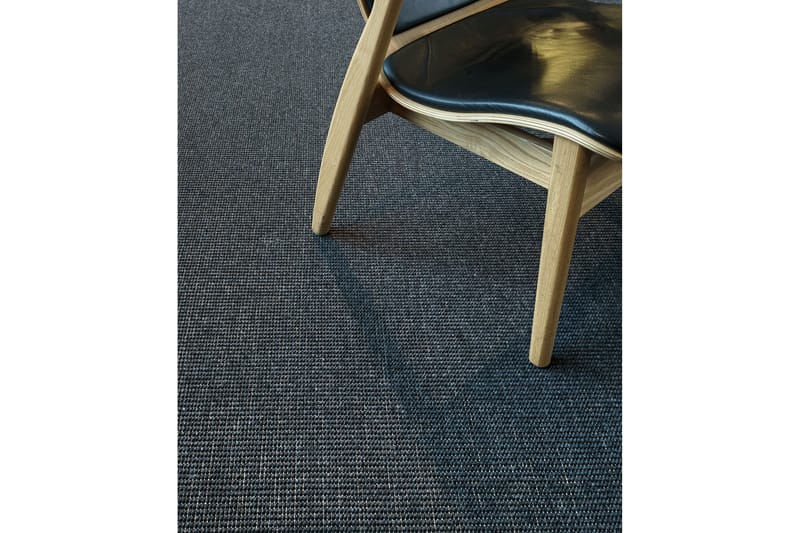Esmeralda Matta 80x250 cm Svart - Vm Carpet - Ullmatta