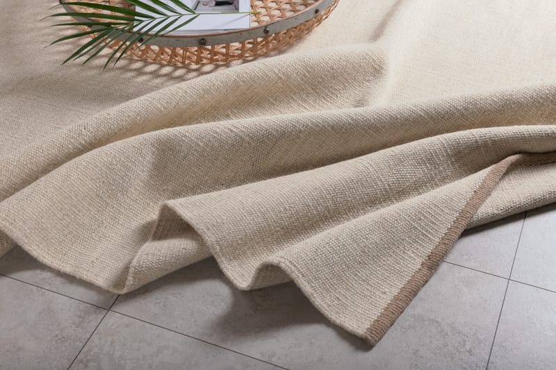 Jaipur Ullmatta 170x240 cm - Beige - Textil & mattor - Mattor - Modern matta - Ullmatta