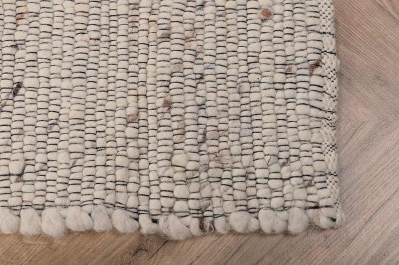 Loump Ullmatta 160x230 cm - Vit/Beige - Textil & mattor - Mattor - Modern matta - Ullmatta