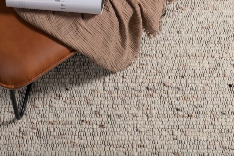 Loump Ullmatta 200x300 cm - Vit/Beige - Textil & mattor - Mattor - Modern matta - Ullmatta