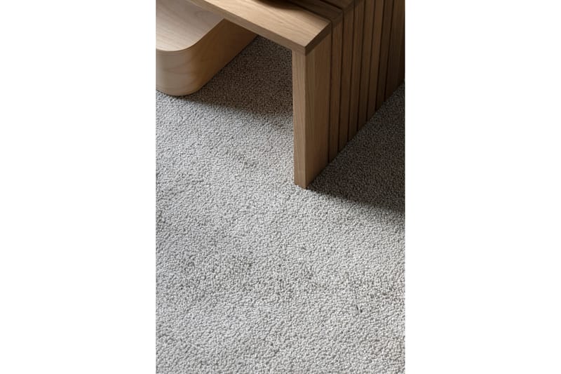 Viita Matta Rund 240 cm Beige - VM Carpets - Ullmatta - Handvävda mattor - Gummerade mattor - Mönstrade mattor - Stora mattor - Små mattor