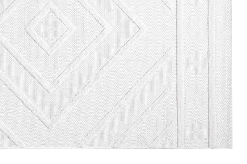 Uvudhulash Wiltonmatta 120x180 cm Rektangulär - Vit - Wiltonmattor - Friezematta