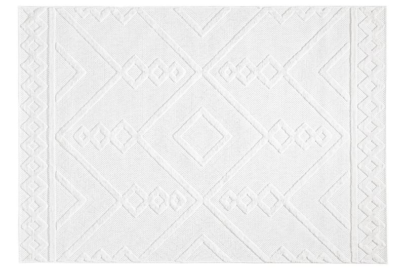 Uvudhulash Wiltonmatta 80x150 cm Rektangulär - Vit - Wiltonmattor - Handvävda mattor - Gummerade mattor - Små mattor - Mönstrade mattor - Stora mattor - Friezematta