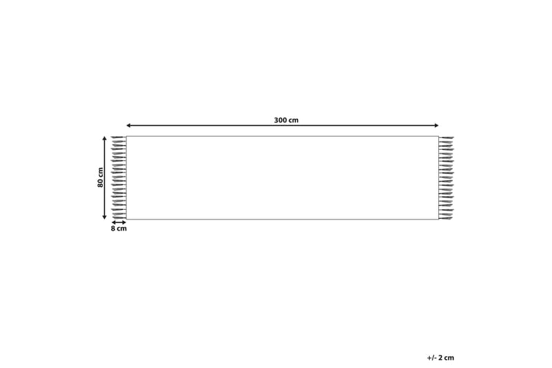 Voskehat Gångmatta 80x300 cm - Röd - Dörrmatta & hallmatta - Gångmattor