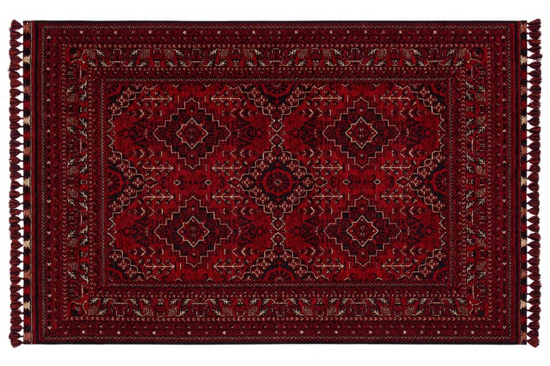 Noriyasu Wiltonmatta 120x180 cm Rektangulär - Röd - Dörrmatta & hallmatta - Gångmattor